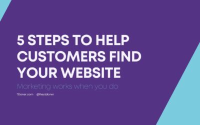 5 Steps to help customers find your website