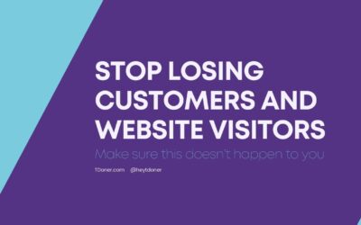 Stop losing customers and website visitors